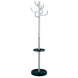 Portemanteau Sierra 8 patères en aluminium coloris noir - Image principale