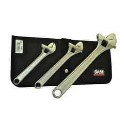 Trousse de 3 clés à molette satinées - Image principale