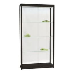 Vitrine Rectangle - Avec éclairage socle Noir - Image principale