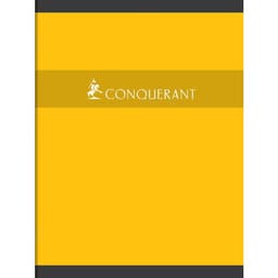 CONQUERANT Cahier 24x32cm Uni 96 Pages Agrafées Couverture Carte Coloris Assortis - Image 4