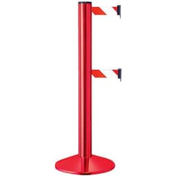 Poteau double sangle - 2m - Aluminium - Manutan Expert - Image 2