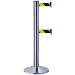 Poteau double sangle - 2m - Aluminium - Manutan Expert - Image 3