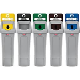 Démarrage station de recyclage Slim Jim_Rubbermaid - Image 37