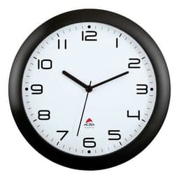 Horloge quartz Ø 30 cm cadran coloris noir - Image principale