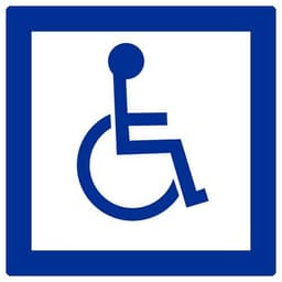 Panneau de signalisation d'indication - CE14 - Accès aux personnes à mobilité réduite - Image principale