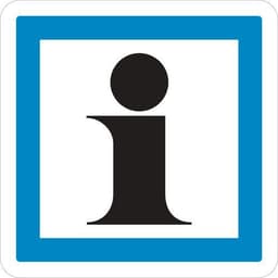 Panneau de signalisation d'indication - CE3a - Information - Image principale