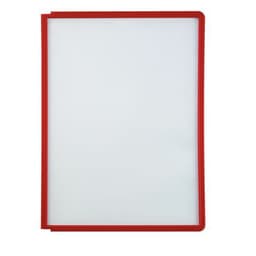 Lot de 5 pochettes de visualisation Sherpa & Vario - A4 - Rouge - Image principale