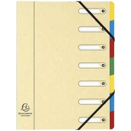 Trieur à fenêtres 7 compartiments - Coloris assortis - Lot de 8 - Image 2