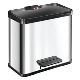 Poubelle Öko Duo Plus L 17 + 9 L - Hailo, Matériau : acier inoxydable - Image principale