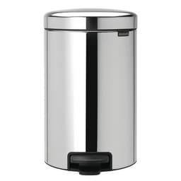 Poubelle à pédale NewIcon 12L avec liner métal - Brabantia, Coloris : Gris - Image principale