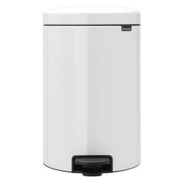 Poubelle à pédale NewIcon 20L blanche Brabantia - Image principale