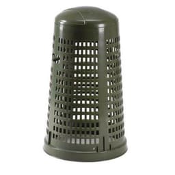 Poubelle ronde en plastique perforé Ruff - Image principale