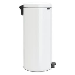 Poubelle à pédale NewIcon 30L blanche avec liner métal - Image 4