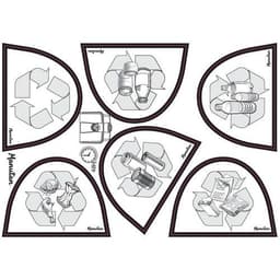 Poubelle plastique agroalimentaire 45 L gris - Image 4