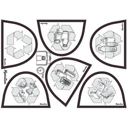 Poubelle plastique agroalimentaire 45 L jaune - Image 5