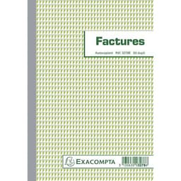 10 Manifold Factures avec mention TVA 21x148cm 50f dupli - Image principale