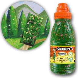 Gel pailleté 250ml effet prairie - Image 3