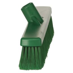Balai fibre souples/fleurées - 410 mm Vert - Image principale