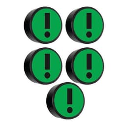 Aimant rond avec symbole Point d'exclamation - Image 5