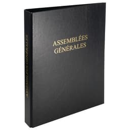 6 Reliure registre éco 32x26cm 4 anneaux - Assemblée générale - Image principale