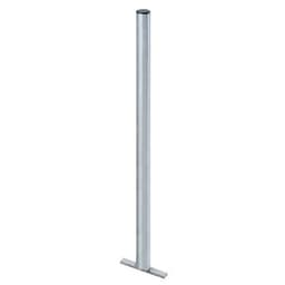 Poteau de fixation pour poubelle métal anti-feu - Image principale