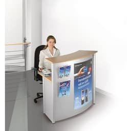 Porte-affiches pour colonne Tec-Art - A1 - Gris - Image 2