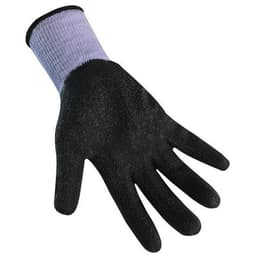10 paires de gants tricotés enduits latex T10 Bleu/Noir - Image 11