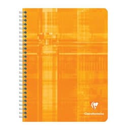 Cahier 90g reliure hélicoïdale 100 pages 17x22 cm seyes - Image 2