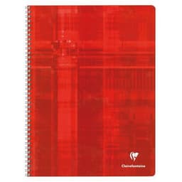 Cahier reliure hélicoïdale 90g 100 pages seyes 24x32 cm - Image 4