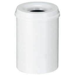 Poubelle anti-feu 15L Gris - Image principale