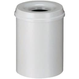 Poubelle anti-feu 30L Gris - Image principale