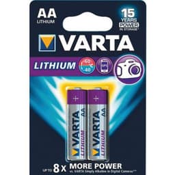 Lot de 2 piles lithium 6106301402 FR06 / AA - Image principale