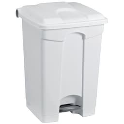 Poubelle plastique agroalimentaire 70 L blanc - Image principale
