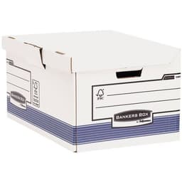 Lot de 10 Conteneur pour boîtes d'archive Bankers Box automatique A4+ - Image principale