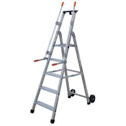 Escabeau Mayorà avec rampe de sécurité et roues - 5 à 9 marches - Facal - Image 7