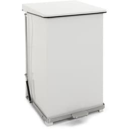 Conteneur à pédale industriel - 152 L, Coloris : Blanc - Image principale