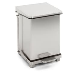Conteneur à pédale industriel - 27 L, Coloris : Gris - Image principale