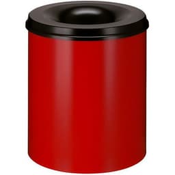 Poubelle à papier anti-feu - 80 L, Coloris : Rouge - Image principale