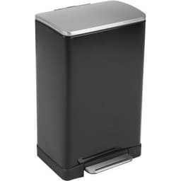 Poubelle à pédale E-Cube rectangulaire-  40 L, Matériau : Acier - Image principale