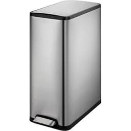 Poubelle à pédale Ecoslim Step Bin 20+20 L EKO inox mat - Image principale