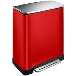 Poubelle à Pédale tri sélectif E-cube 28+18 ltr EKO rouge - Image principale