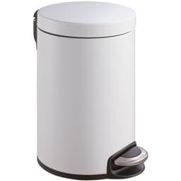 Poubelle à pédale Serene 20 ltr EKO blanc - Image principale