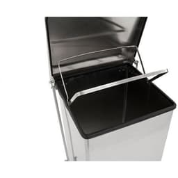 Conteneur à pédale industriel - 152 L, Coloris : Gris - Image 3