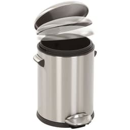 Poubelle à pédale Belle Deluxe 5L, Matériau : Inox - Image 2