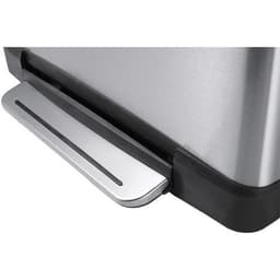 Poubelle à pédale E-Cube rectangulaire-  40 L, Matériau : Inox - Image 5