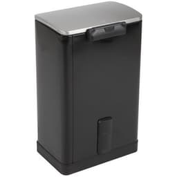 Poubelle à pédale E-Cube rectangulaire-  40 L, Matériau : Acier - Image 2