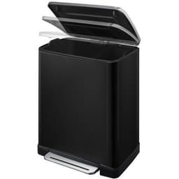 Poubelle à pédale E-Cube rectangulaire - 50 L, Matériau : Acier - Image 4