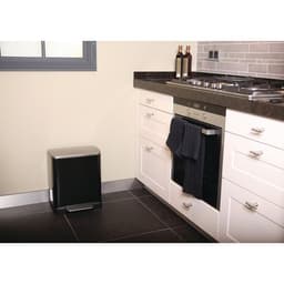 Poubelle à pédale E-Cube Tri-sélectif 10+9 L, Matériau : Acier - Image 4