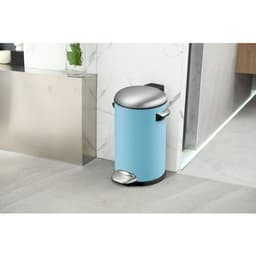 Poubelle à pédale Belle Deluxe 12 L  - EKO, Coloris : Bleu clair - Image 5