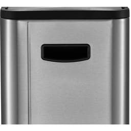 Poubelle à pédale Ecoslim Step Bin 20+20 L EKO inox mat - Image 5